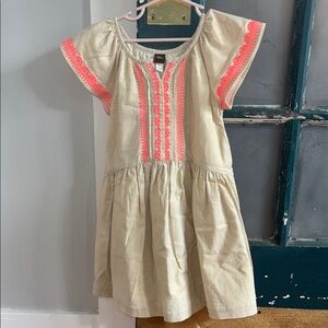 Kids Beige and Pink Dress